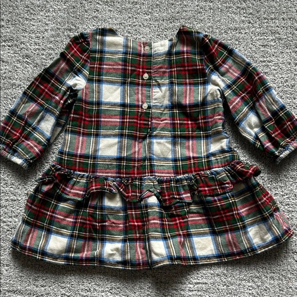 GAP Multicolor Plaid Baby Outfit 6-12 months